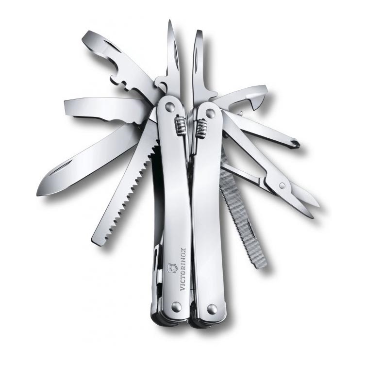 Victorinox - Alicates de bolsillo multifuncionales 10,3 cm/24 funciones cromo