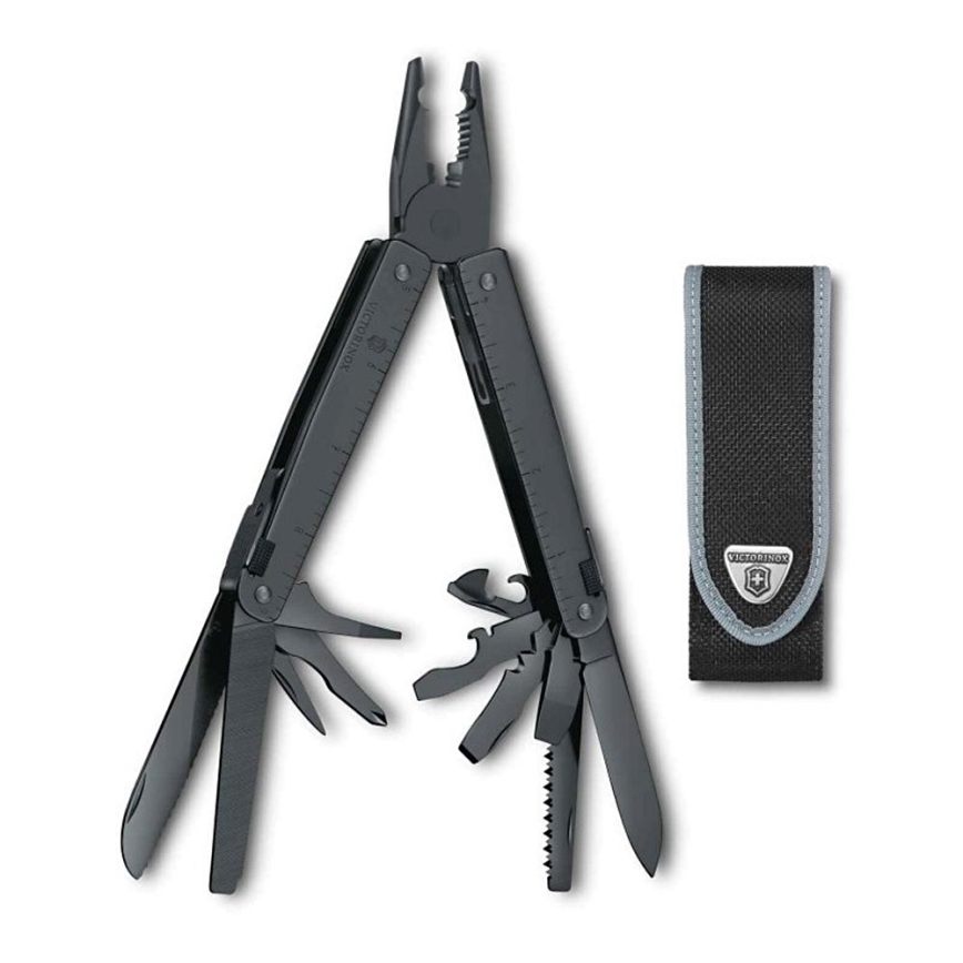 Victorinox - Alicates de bolsillo multifuncionales 11,5 cm/27 funciones negro