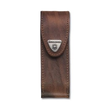 Victorinox - Funda de cuero para navaja de bolsillo 11,1 cm marrón