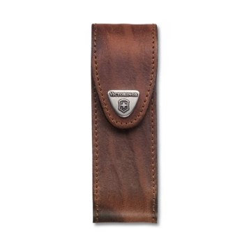 Victorinox - Funda de cuero para navaja de bolsillo 11,1 cm marrón
