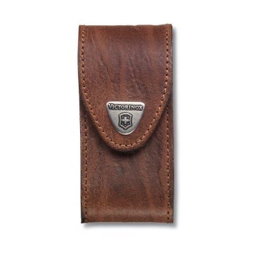 Victorinox - Funda de cuero para navaja de bolsillo 9,1 cm marrón