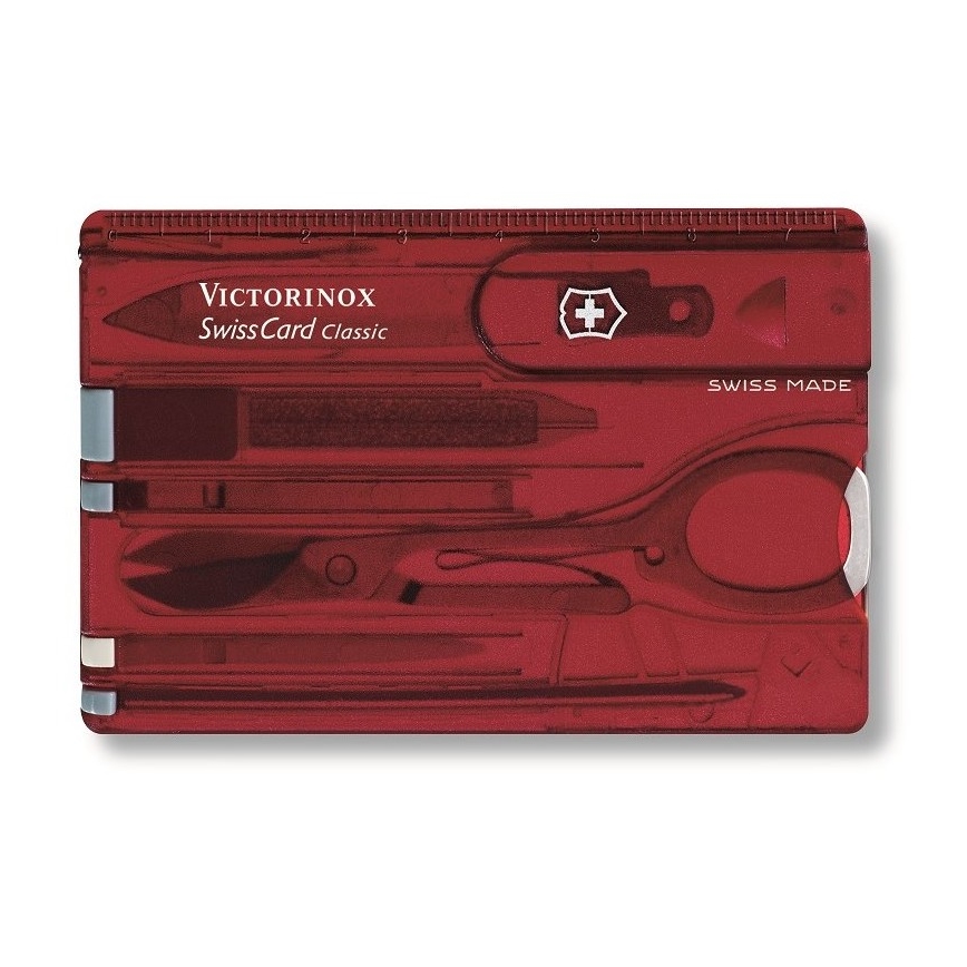 Victorinox - Juego multifuncional 10 funciones rojo