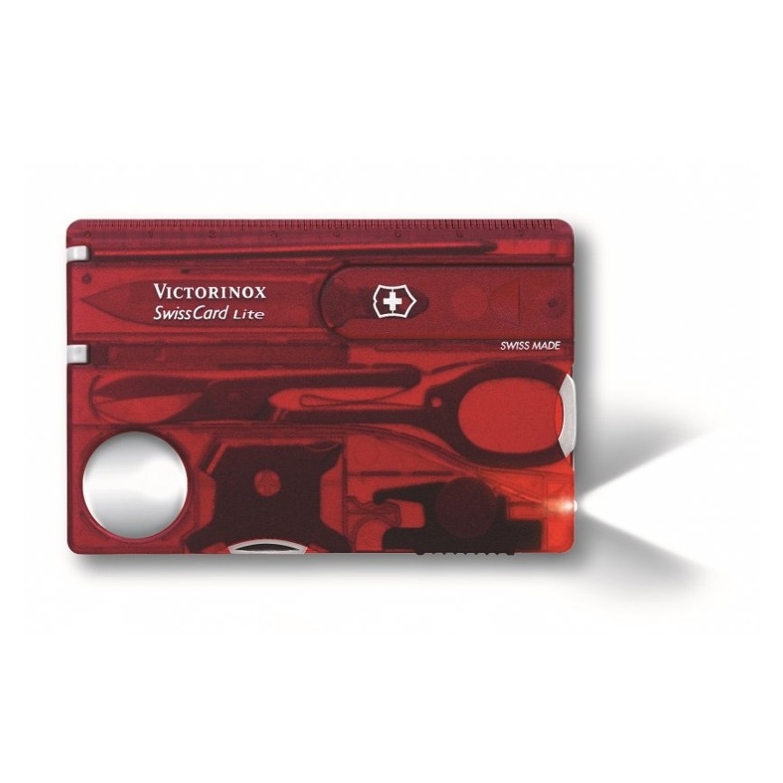 Victorinox - Juego multifuncional 13 funciones rojo
