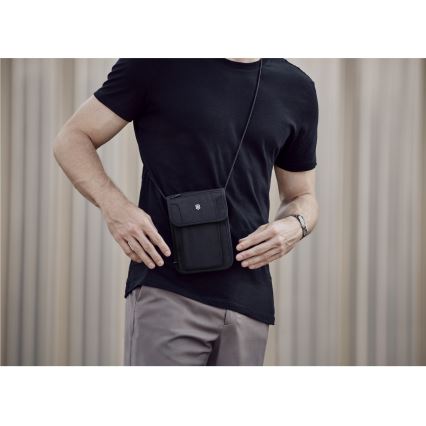 Victorinox - Maletín de viaje con bandolera negro