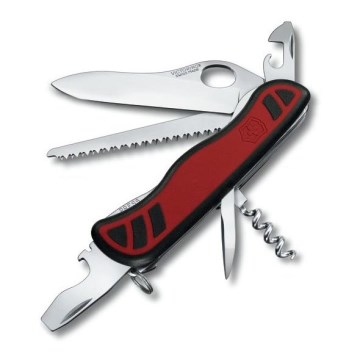 Victorinox - Navaja de bolsillo multifuncional 11,1 cm/10 funciones rojo/negro