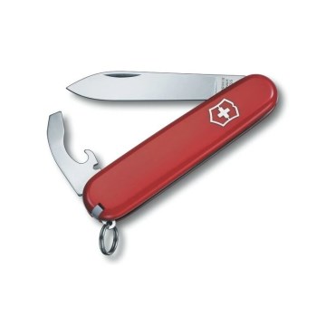 Victorinox - Navaja de bolsillo multifuncional BANTAM 8,4 cm/8 funciones rojo