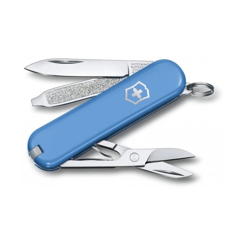 Victorinox - Navaja de bolsillo multifuncional CLASSIC SD 5,8 cm/7 funciones azul claro