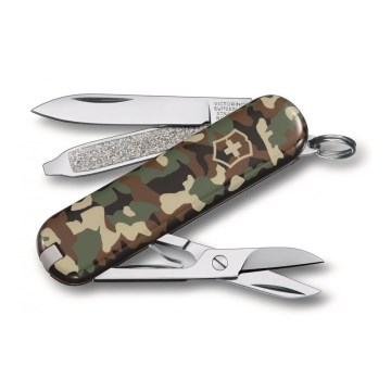 Victorinox - Navaja de bolsillo multifuncional CLASSIC SD 5,8 cm/7 funciones camuflaje