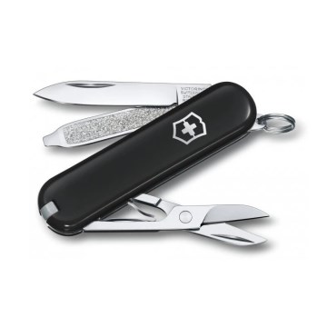 Victorinox - Navaja de bolsillo multifuncional CLASSIC SD 5,8 cm/7 funciones negro