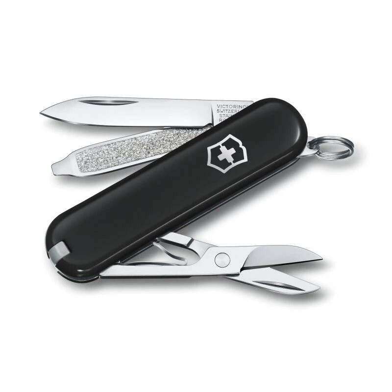 Victorinox - Navaja de bolsillo multifuncional CLASSIC SD 5,8 cm/7 funciones negro