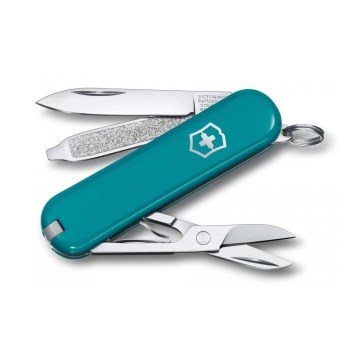 Victorinox - Navaja de bolsillo multifuncional CLASSIC SD 5,8 cm/7 funciones turquesa