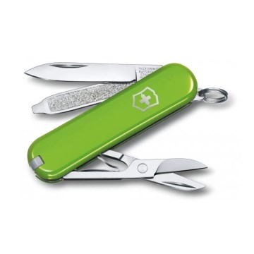 Victorinox - Navaja de bolsillo multifuncional CLASSIC SD 5,8 cm/7 funciones Verde