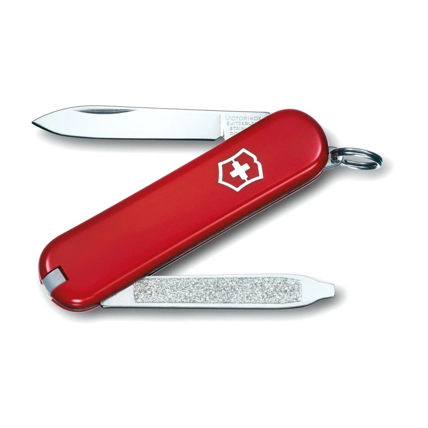 Victorinox - Navaja de bolsillo multifuncional ESCORT 5,8 cm/6 funciones rojo