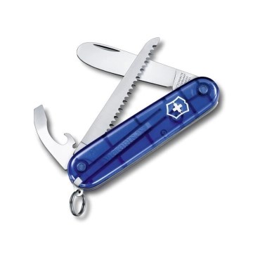 Victorinox - Navaja de bolsillo multifuncional MY FIRST VICTORINOX 8,4 cm/8 funciones azul
