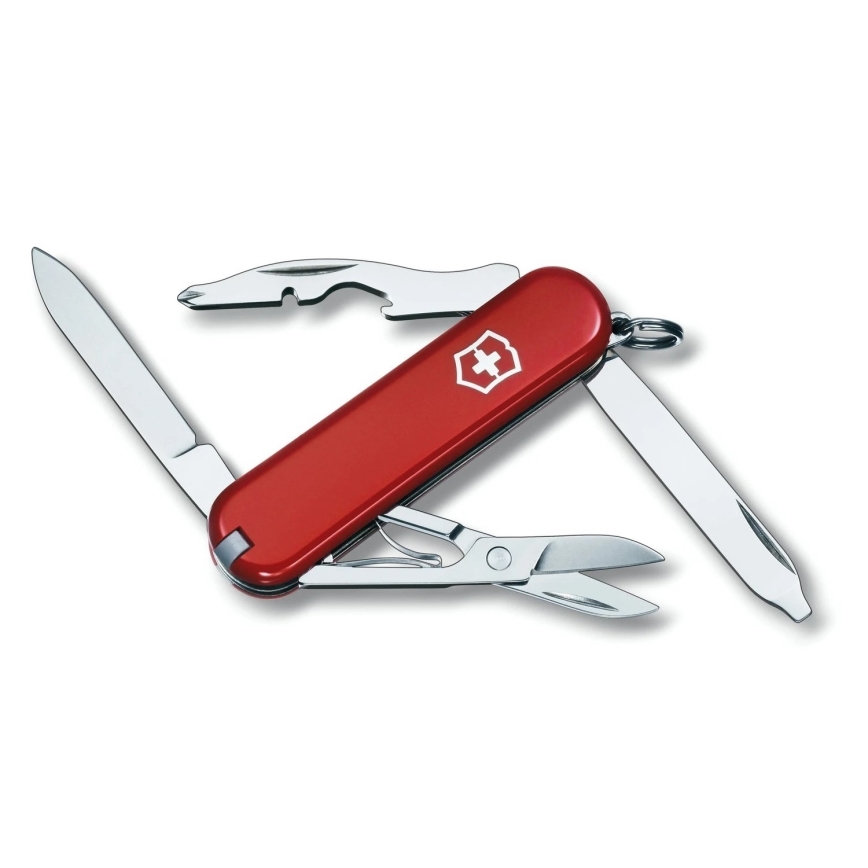 Victorinox - Navaja de bolsillo multifuncional RAMBLER 5,8 cm/10 funciones rojo