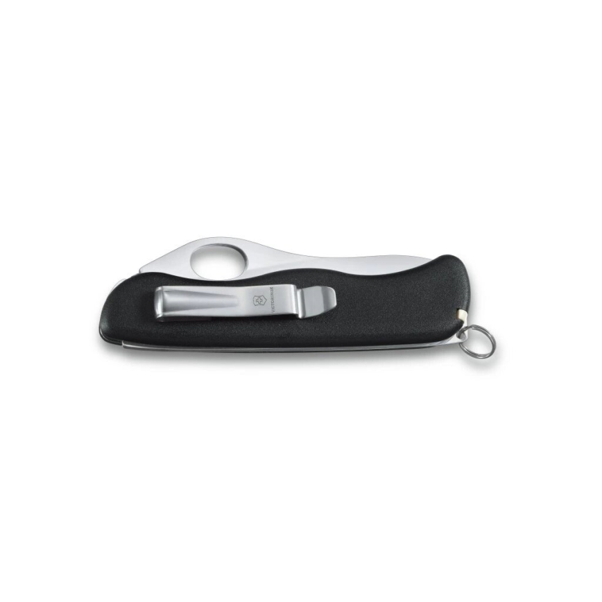 Victorinox - Navaja de bolsillo multifuncional SENTINEL CLIP 11,1 cm/4 funciones negro