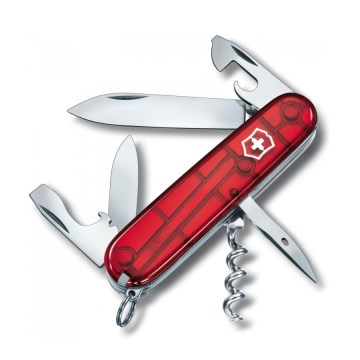Victorinox - Navaja de bolsillo multifuncional SPARTAN 9,1 cm/12 funciones rojo