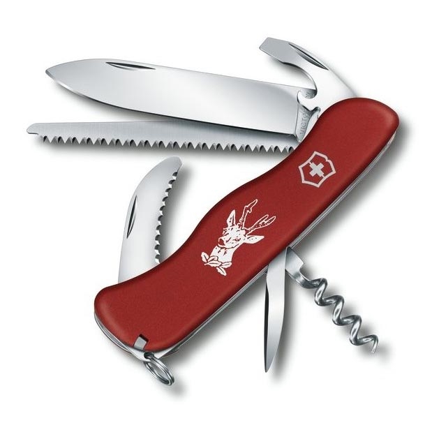 Victorinox - Navaja multifuncional 11,1 cm/12 funciones rojo