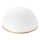 Vidrio de recambio para lámpara de araña y de pie OLD LAMP E27 diá. 30 cm blanco/dorado