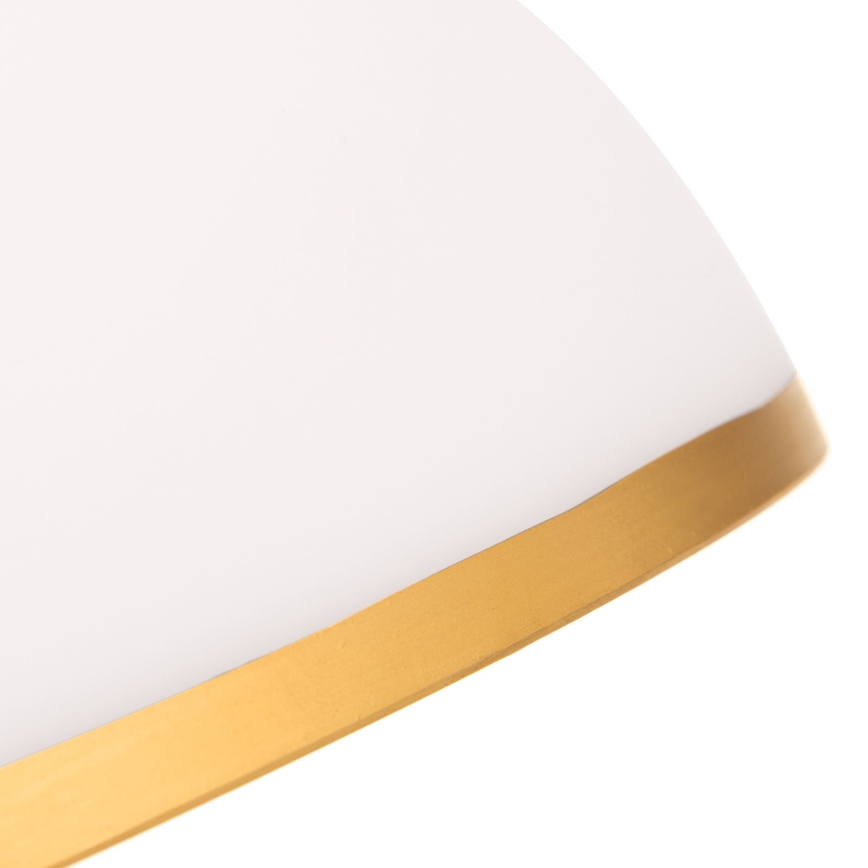 Vidrio de recambio para lámpara de araña y de pie OLD LAMP E27 diá. 30 cm blanco/dorado