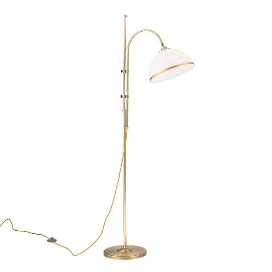 Vidrio de recambio para lámpara de araña y de pie OLD LAMP E27 diá. 30 cm blanco/dorado
