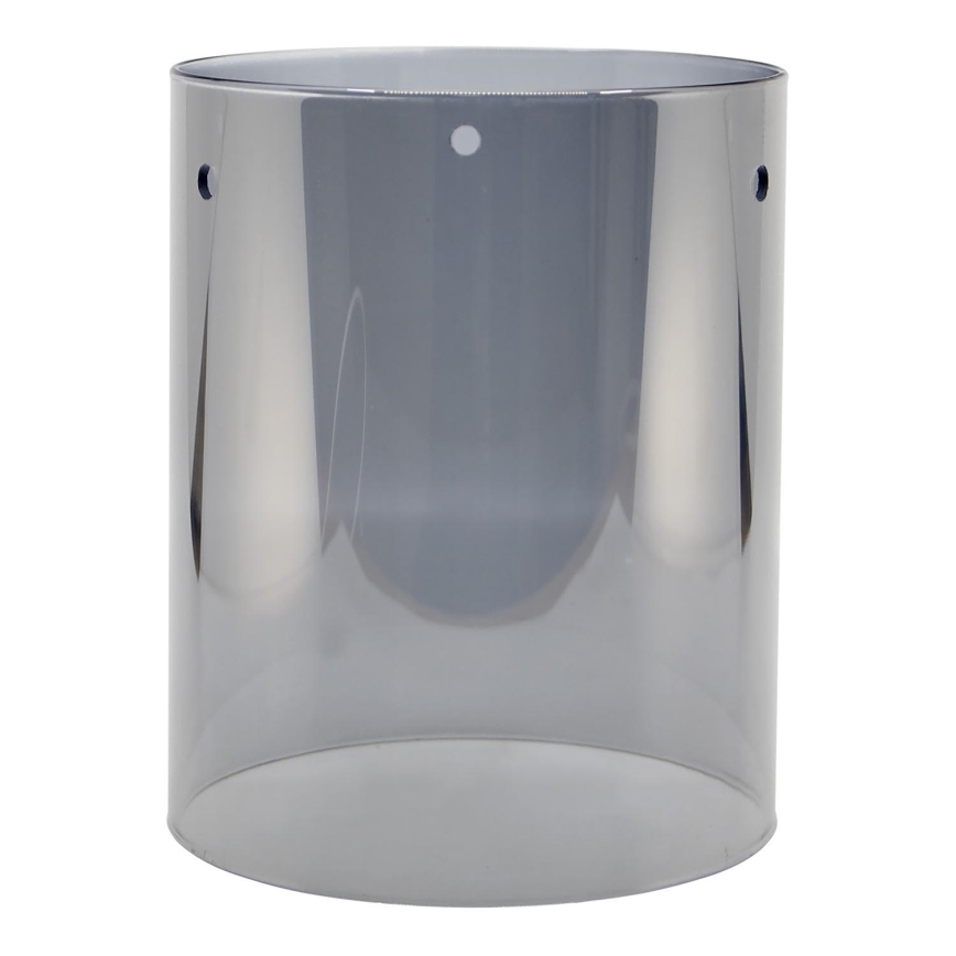 Vidrio de recambio para lámpara de techo E27 diá. 13 cm gris