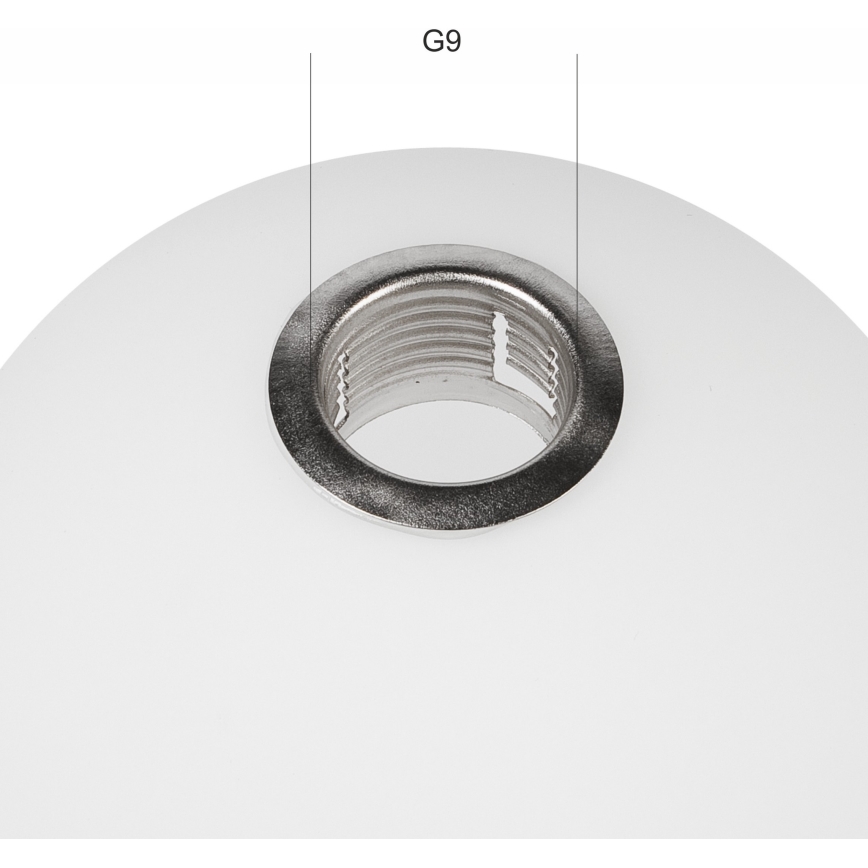 Vidrio de repuesto para lámpara de araña ASTRO G9 diá. 10 cm