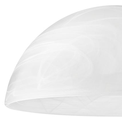 Vidrio de repuesto para lámpara de araña E27 130x300 mm blanco