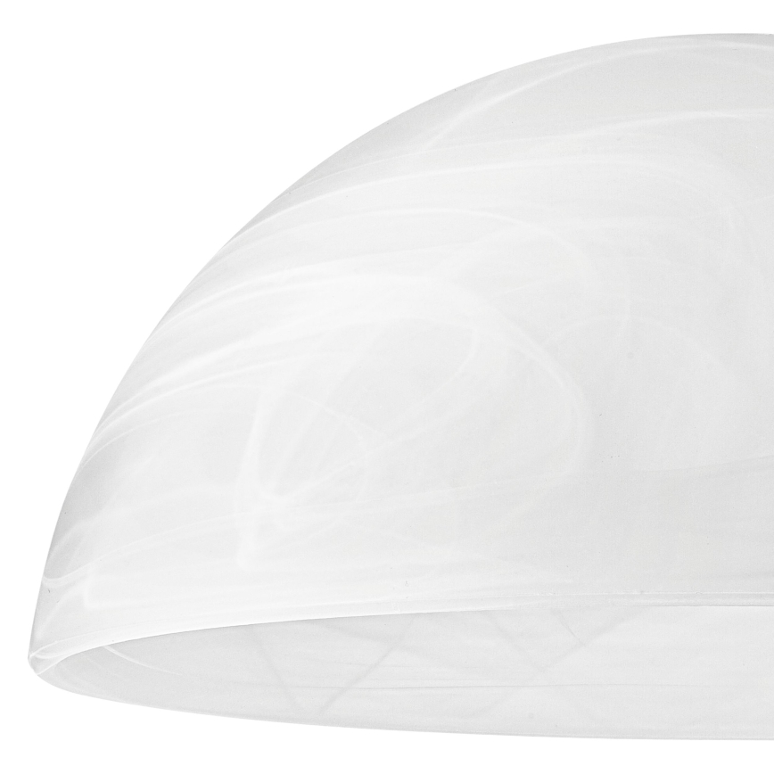 Vidrio de repuesto para lámpara de araña E27 130x300 mm blanco