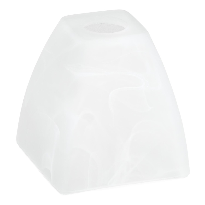 Vidrio de repuesto para lámpara de araña E14 10x13 cm blanco
