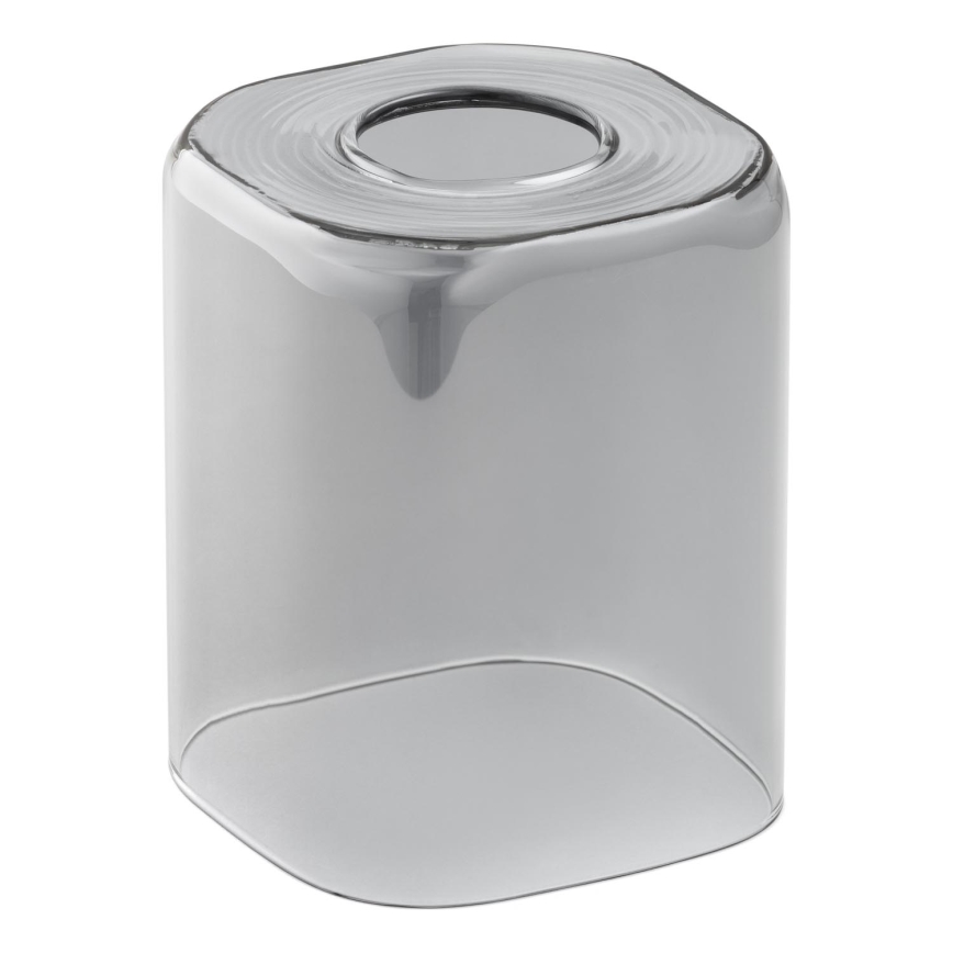 Vidrio de repuesto para lámpara de araña E27 11x9,5 cm gris