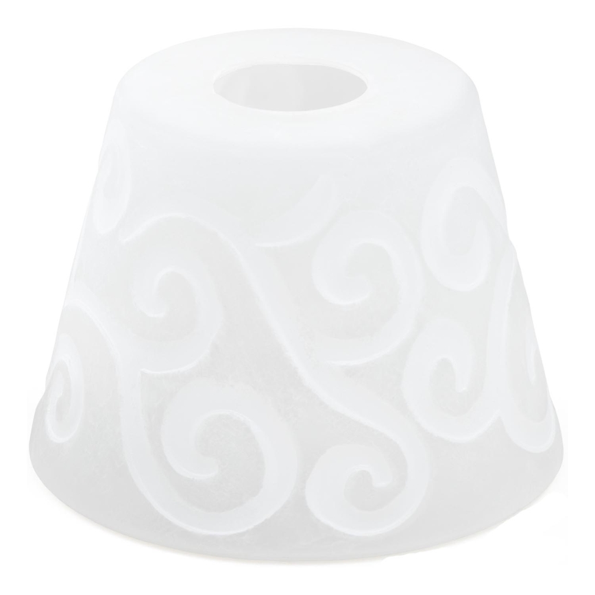 Vidrio de repuesto para lámpara de araña E27 diá. 15 cm blanco