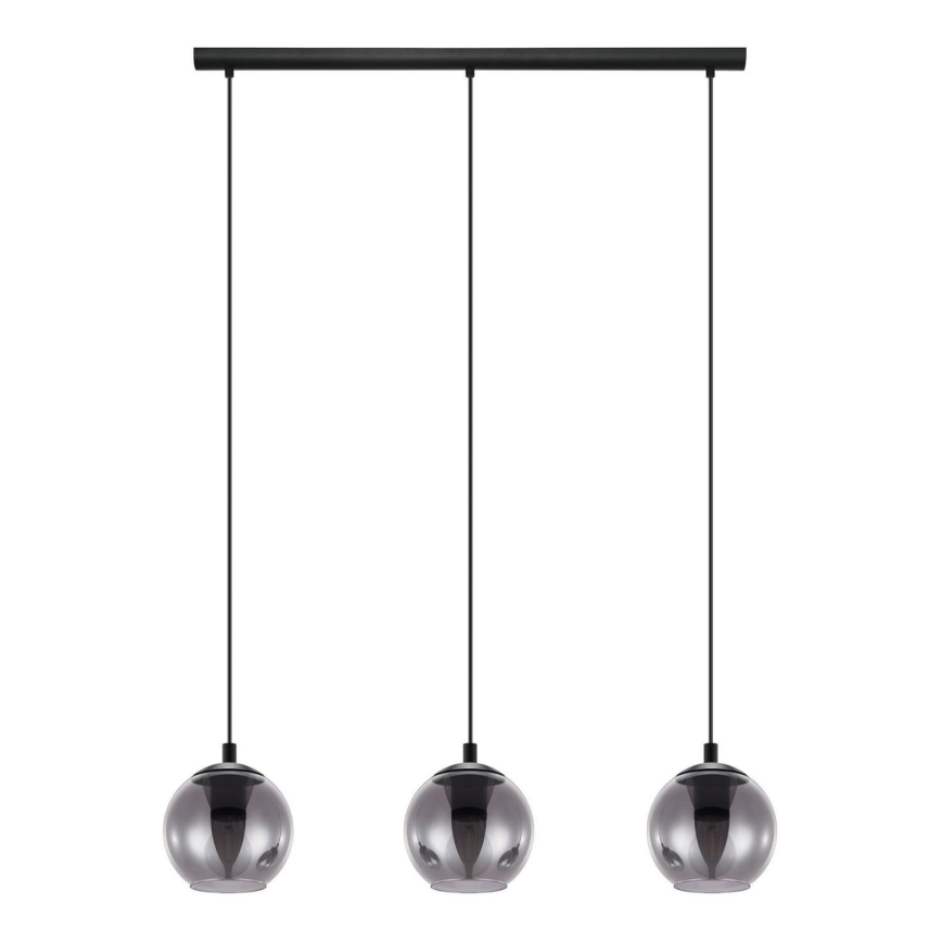 Vidrio de repuesto para lámpara de araña en una cadena Eglo ARISCANI 170x155 mm negro