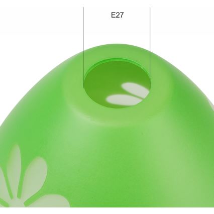 Vidrio de repuesto para lámpara de araña GARDEN E27 diá. 23 cm Verde