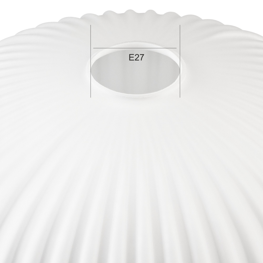 Vidrio de repuesto para lámpara de araña HARMA E27 14x25 cm blanco