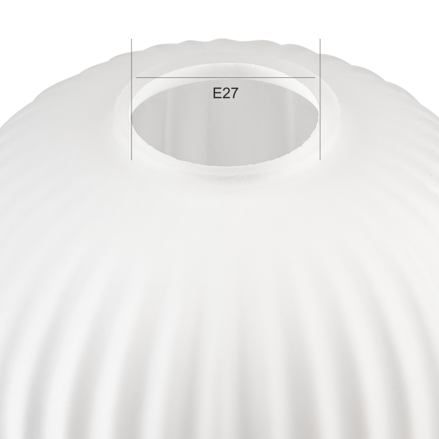 Vidrio de repuesto para lámpara de araña HARMA E27 21x14 cm blanco