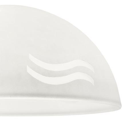 Vidrio de repuesto para lámpara de araña SFERA E27 140x300 mm blanco