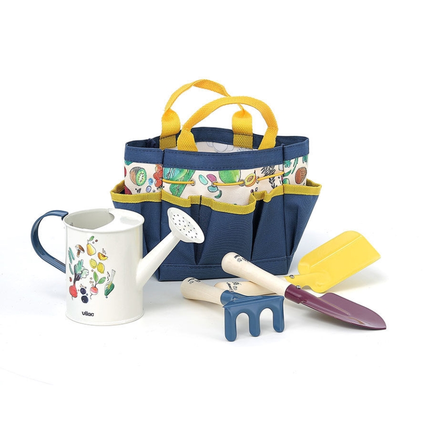 Vilac - Bolsa de jardín con herramientas y regadera