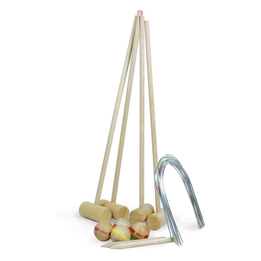 Vilac - Croquet para 4 jugadores con bolsa