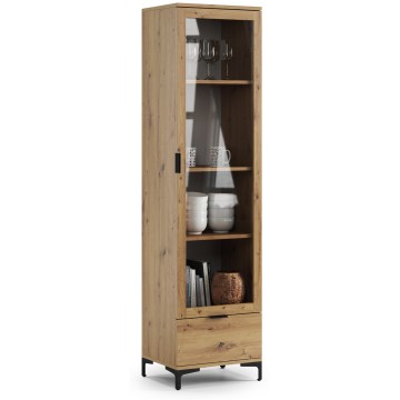 Vitrina LORA roble artisan