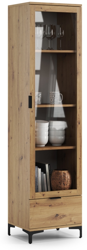 Vitrina LORA roble artisan