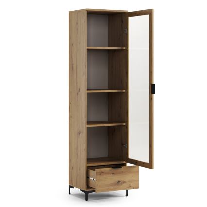 Vitrina LORA roble artisan