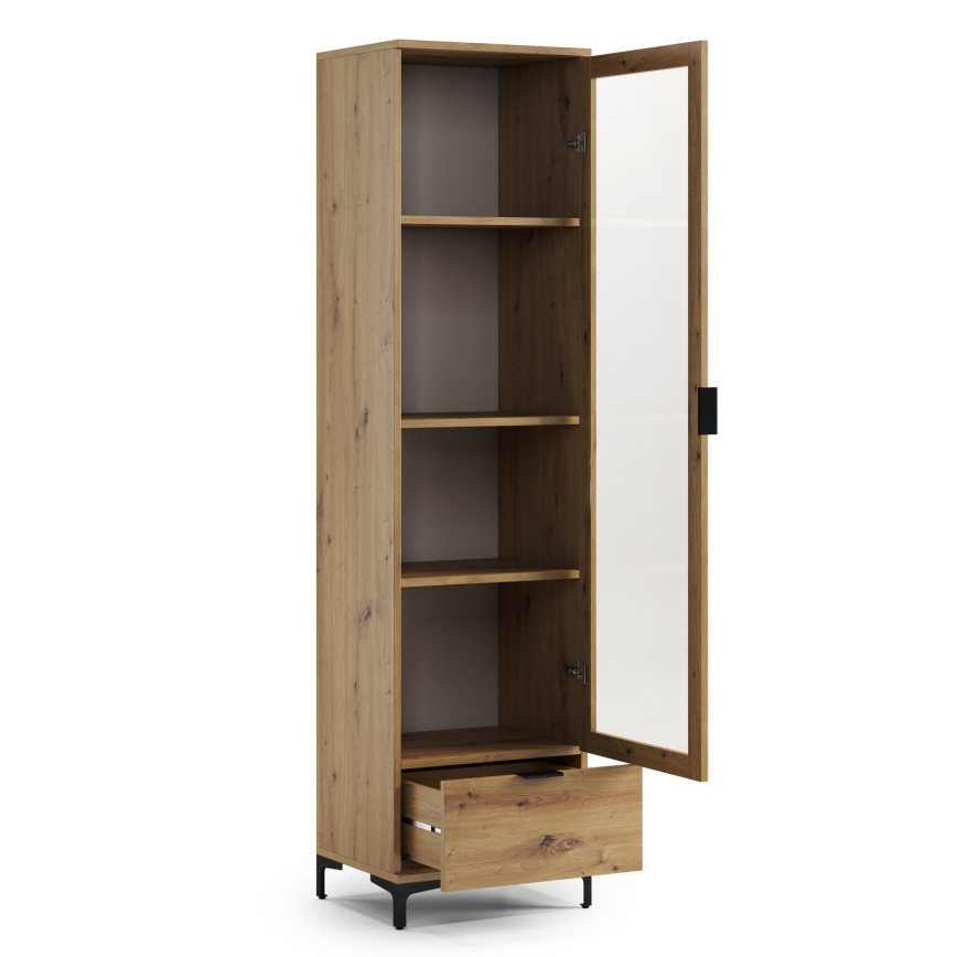 Vitrina LORA roble artisan