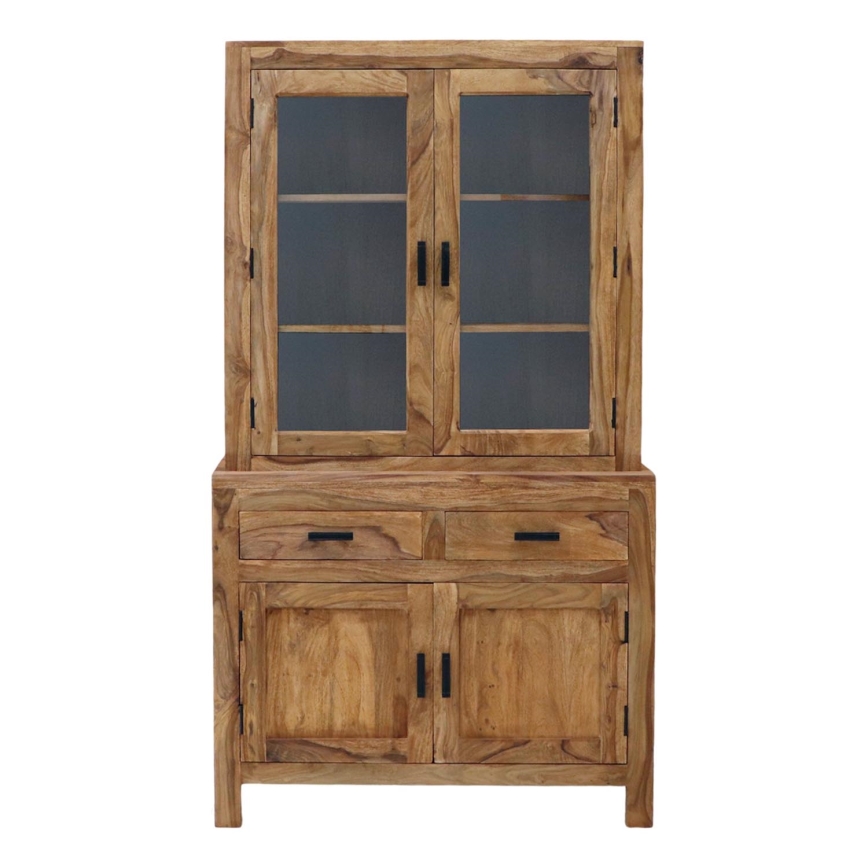 Vitrina RAMI 180x100 cm madera maciza/palisandro