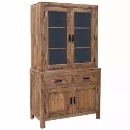 Vitrina RAMI 180x100 cm madera maciza/palisandro