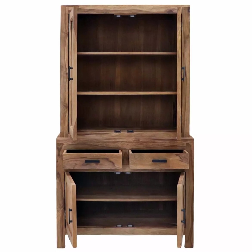 Vitrina RAMI 180x100 cm madera maciza/palisandro