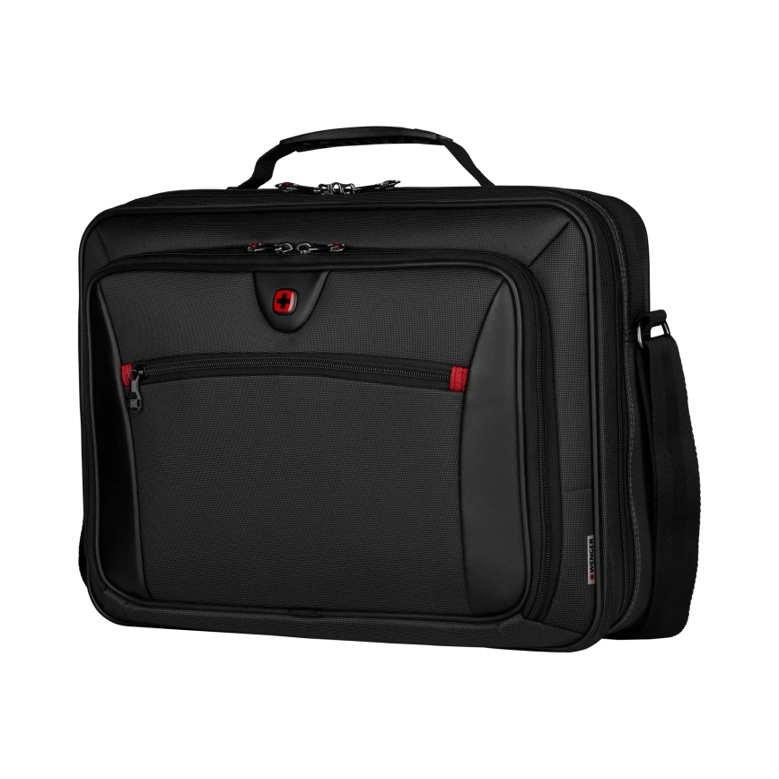 Wenger - Bolsa para portátil 10 l 15,6" con bolsillo para tableta 10" Insight negro