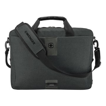 Wenger - Bolsa para portátil 15 l 16" con bolsillo para tableta 10" MX ECO Brief gris