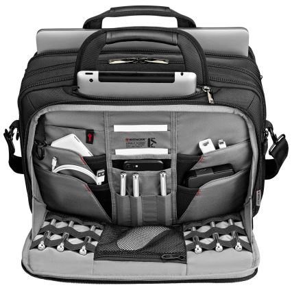 Wenger - Bolsa para portátil 19 l 14-16" con bolsillo para tableta 10" BC Estrella negro