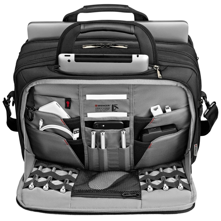 Wenger - Bolsa para portátil 19 l 14-16" con bolsillo para tableta 10" BC Estrella negro